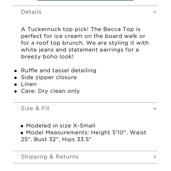 Marie Oliver for Tuckernuck Marine Becca Top BNWT - Picture 7 of 8